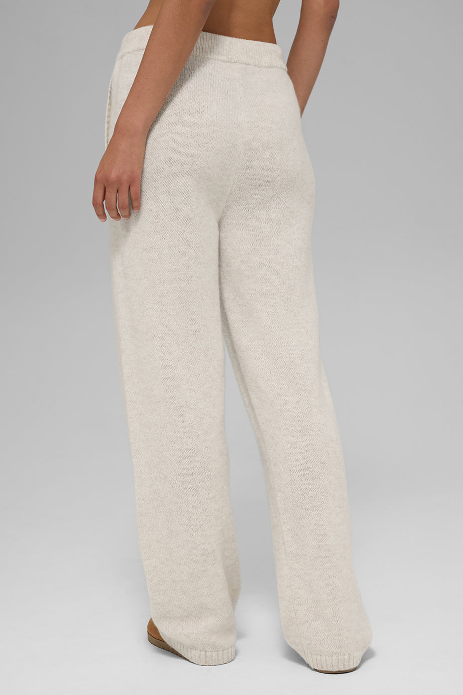Wool Cashmere New Class Sweatpant - Bone Heather — photo 3