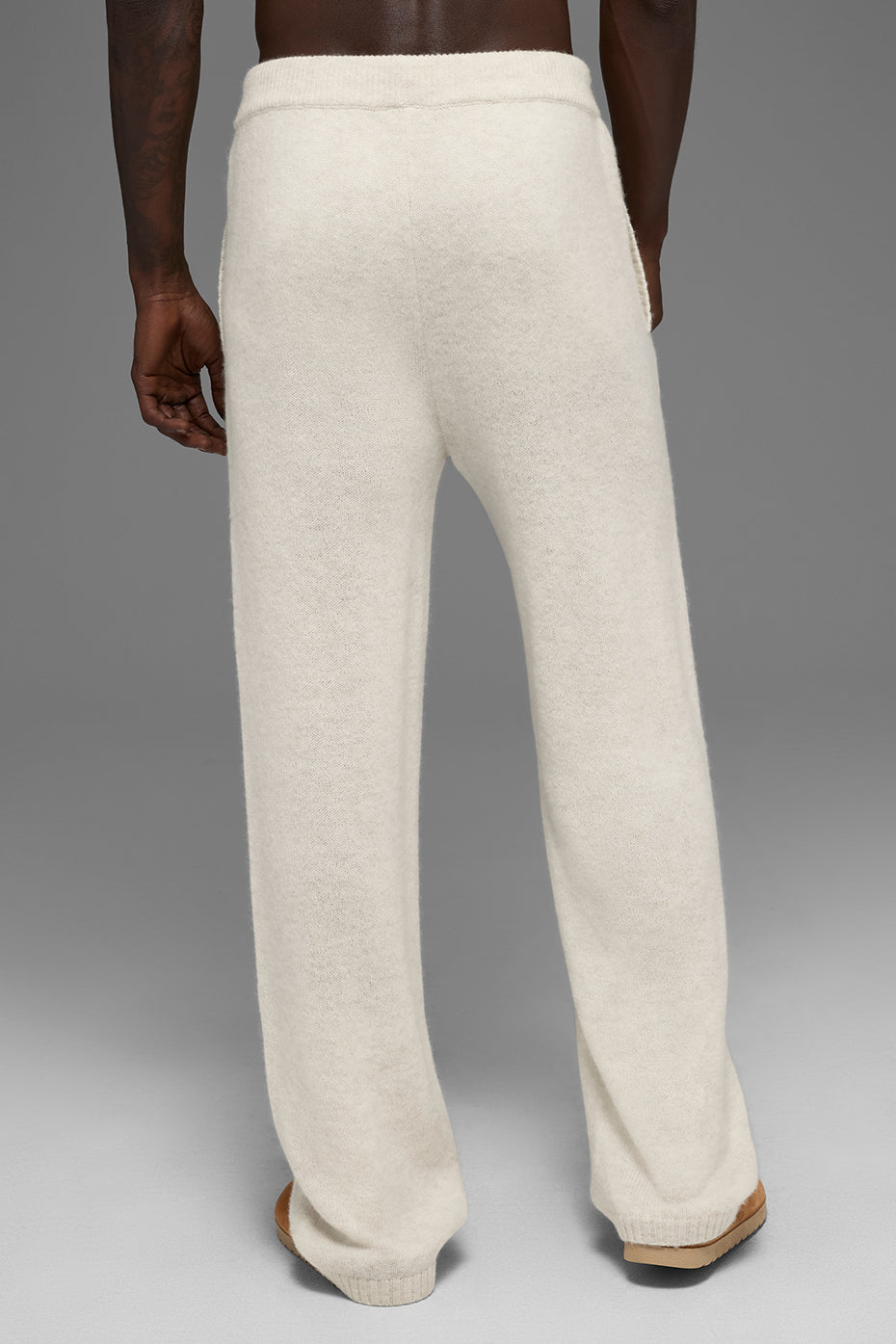 Wool Cashmere New Class Sweatpant - Bone Heather — photo 3