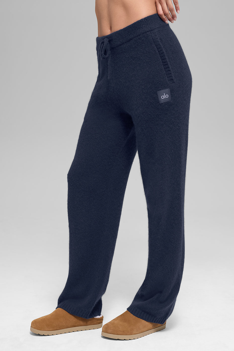 Wool Cashmere New Class Sweatpant - Navy — photo 1