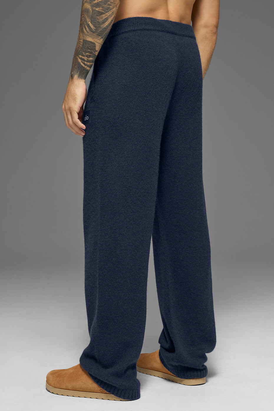 Wool Cashmere New Class Sweatpant - Navy — photo 3