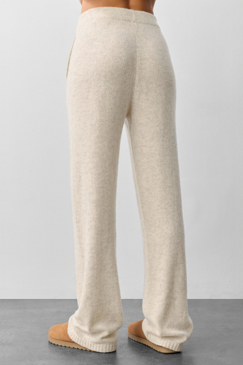 Wool Cashmere New Class Sweatpant - Oatmeal Heather — photo 4
