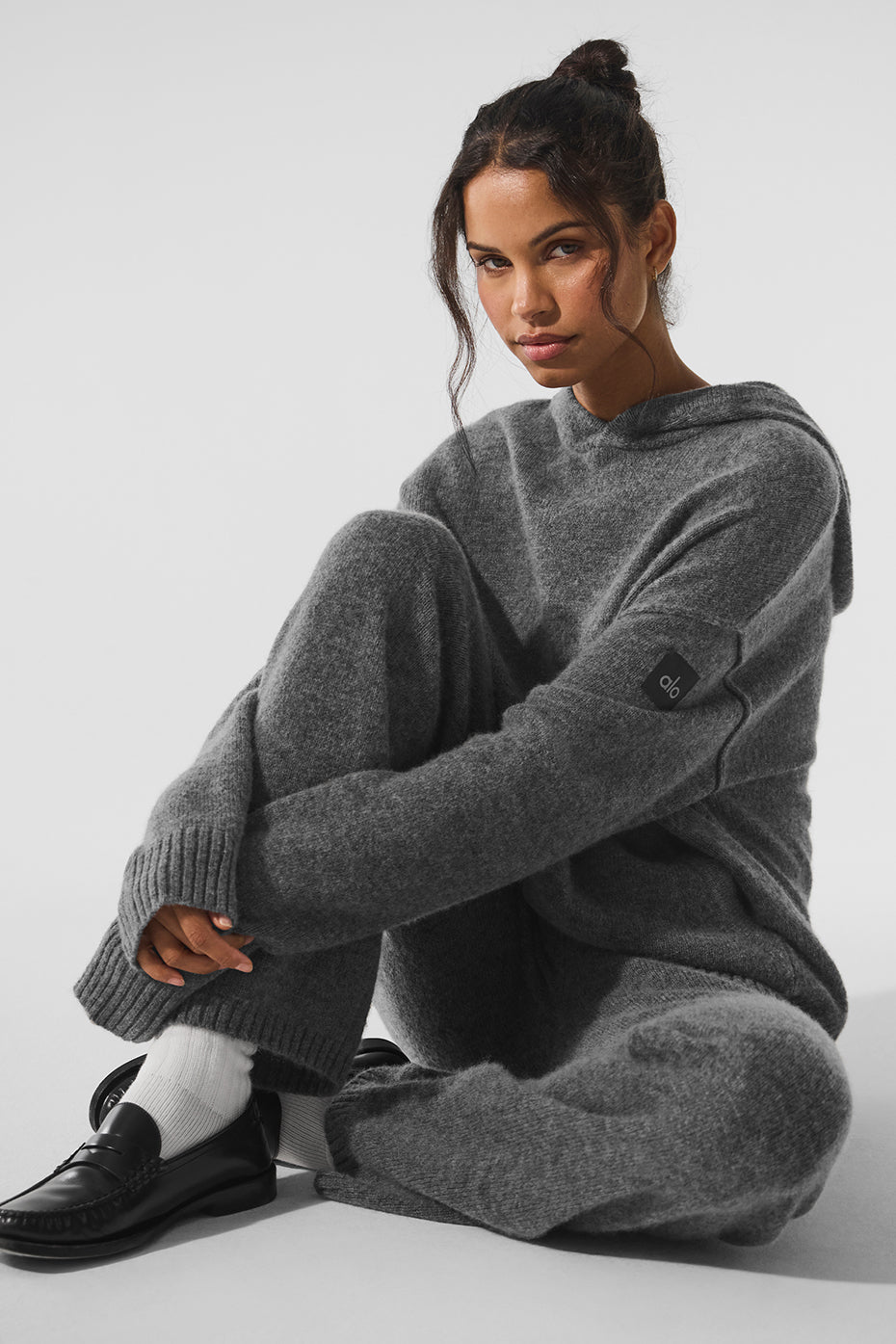 Wool Cashmere New Class Sweatpant - Platinum Grey — photo 5