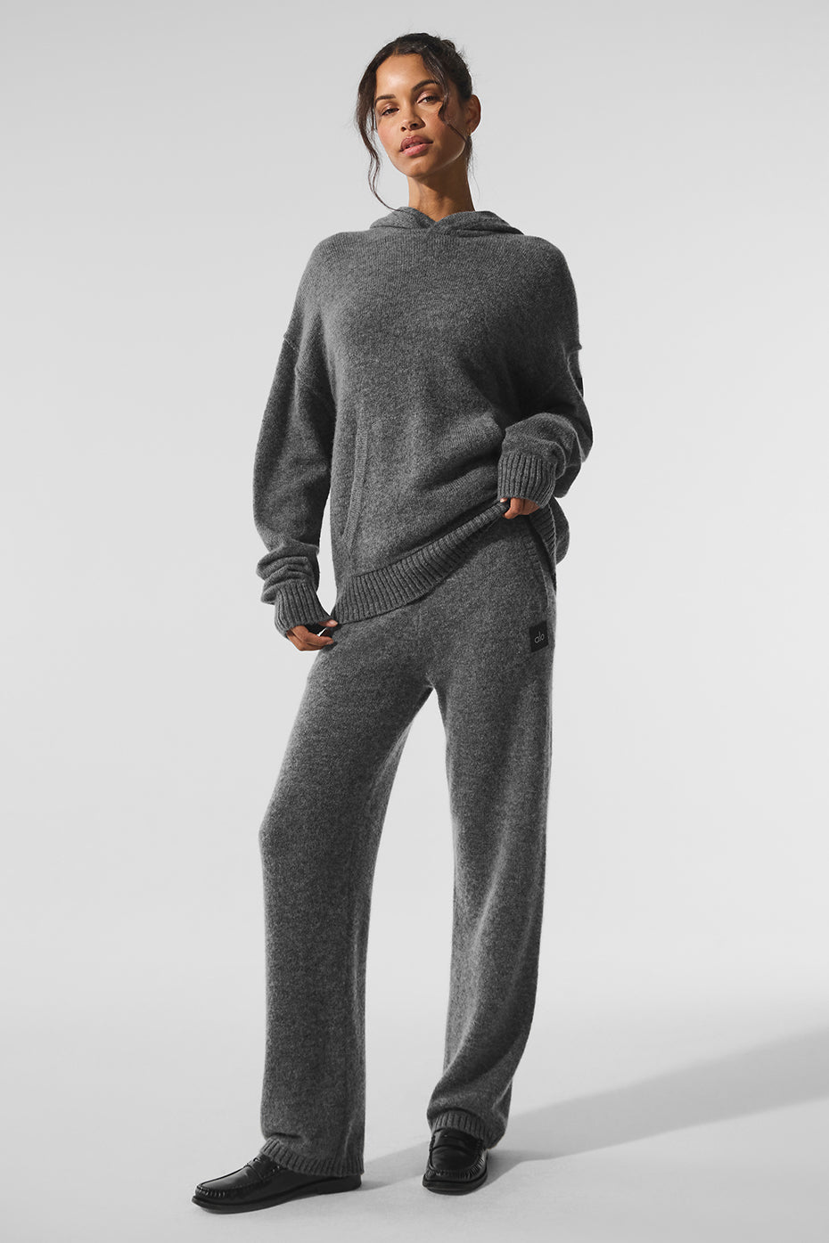 Wool Cashmere New Class Sweatpant - Platinum Grey — photo 1