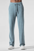 Wool Cashmere New Class Sweatpant - Celestial Blue Granite Heather — photo 1