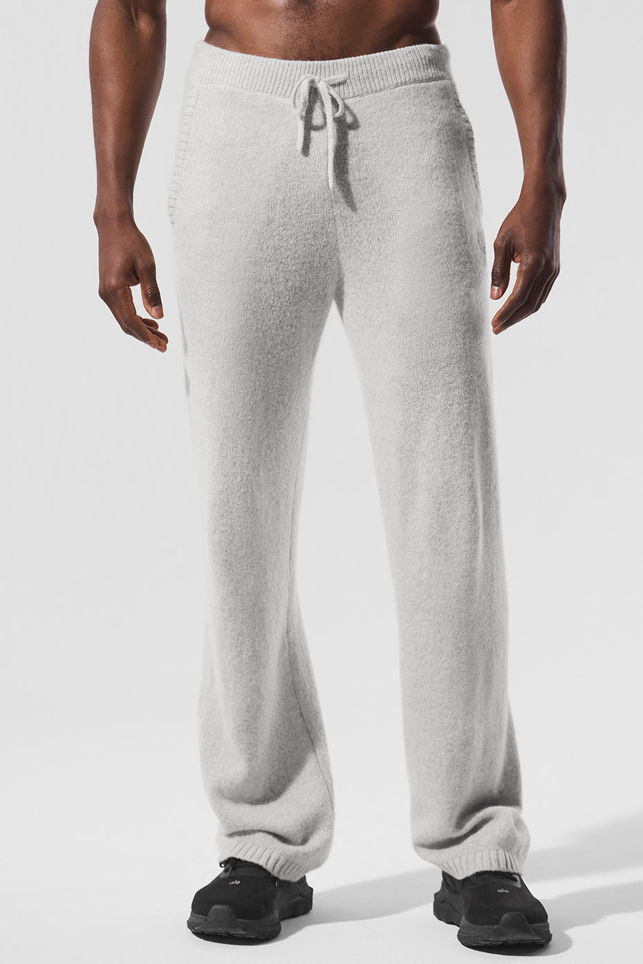 Wool Cashmere New Class Sweatpant - Pearl Grey Heather — photo 1