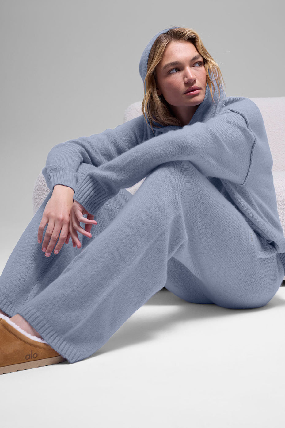 Wool Cashmere New Class Sweatpant - Winter Frost — photo 4