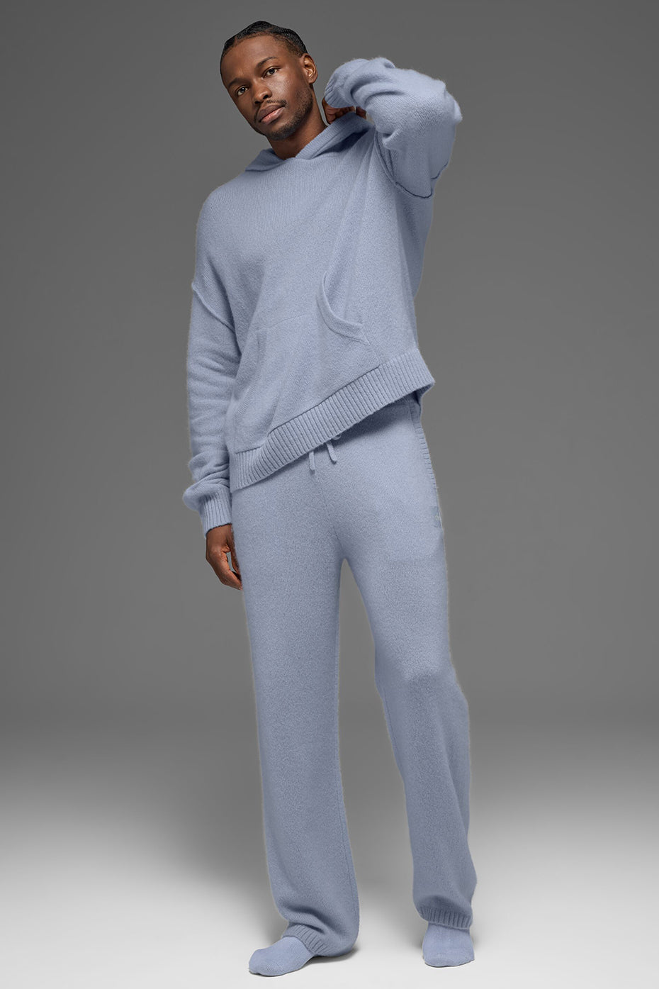 Wool Cashmere New Class Sweatpant - Winter Frost — photo 4