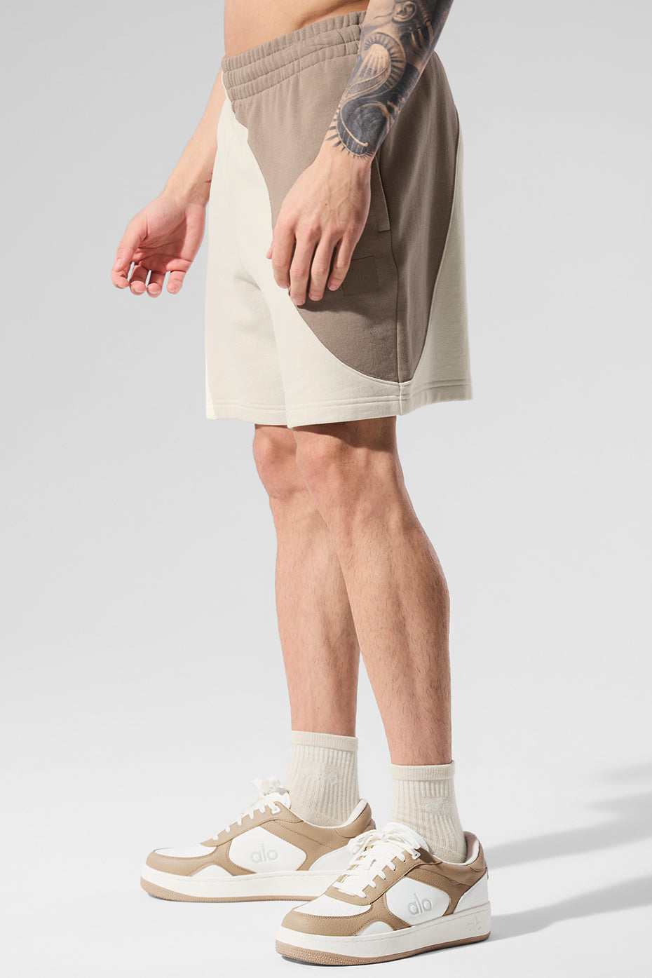 7" Make Waves Short - Ivory/Bone/Gravel — photo 3