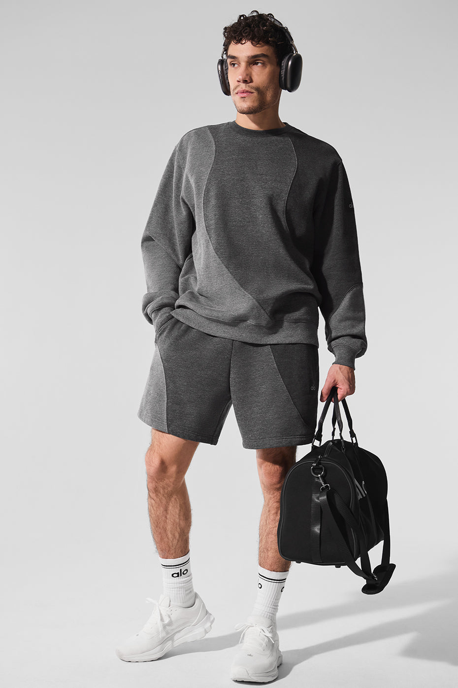 7" Make Waves Short - Dark Heather Grey Tonal — photo 5