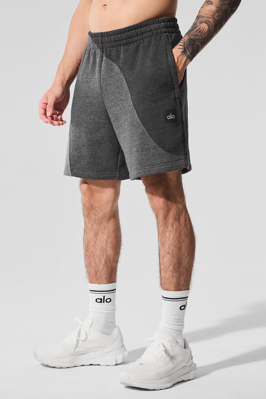 7" Make Waves Short - Dark Heather Grey Tonal — photo 4