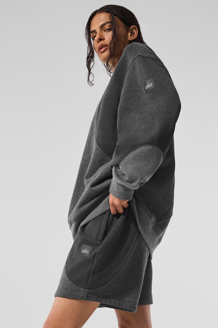 7" Make Waves Short - Dark Heather Grey Tonal — photo 5