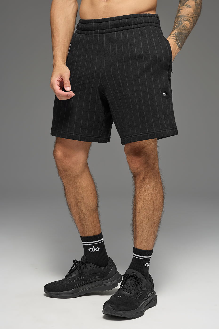 7" Pinstripe Short - Black Pinstripe — photo 3