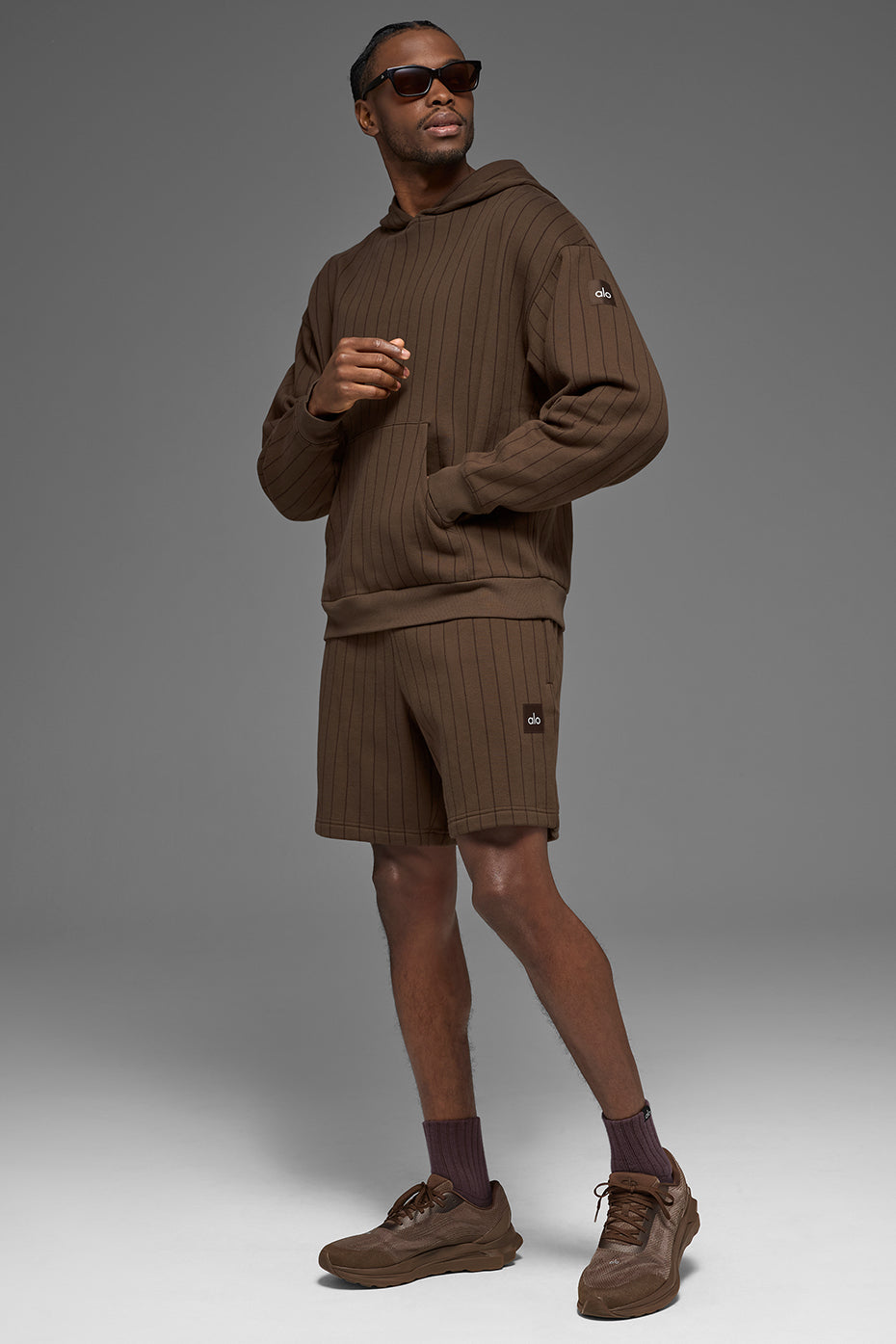 7" Pinstripe Short - Espresso Pinstripe — photo 5