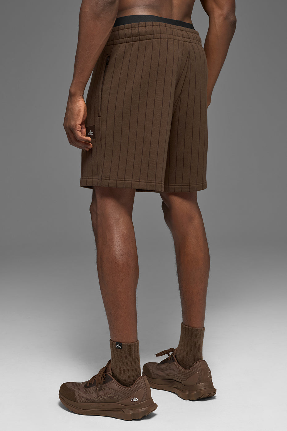 7" Pinstripe Short - Espresso Pinstripe — photo 4