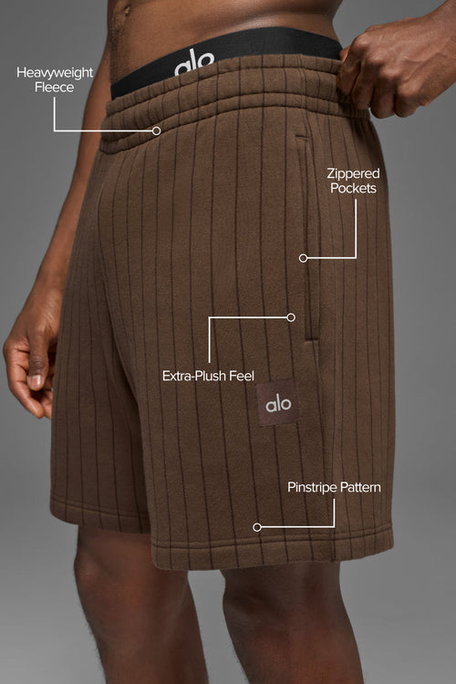 7" Pinstripe Short - Espresso Pinstripe — photo 2