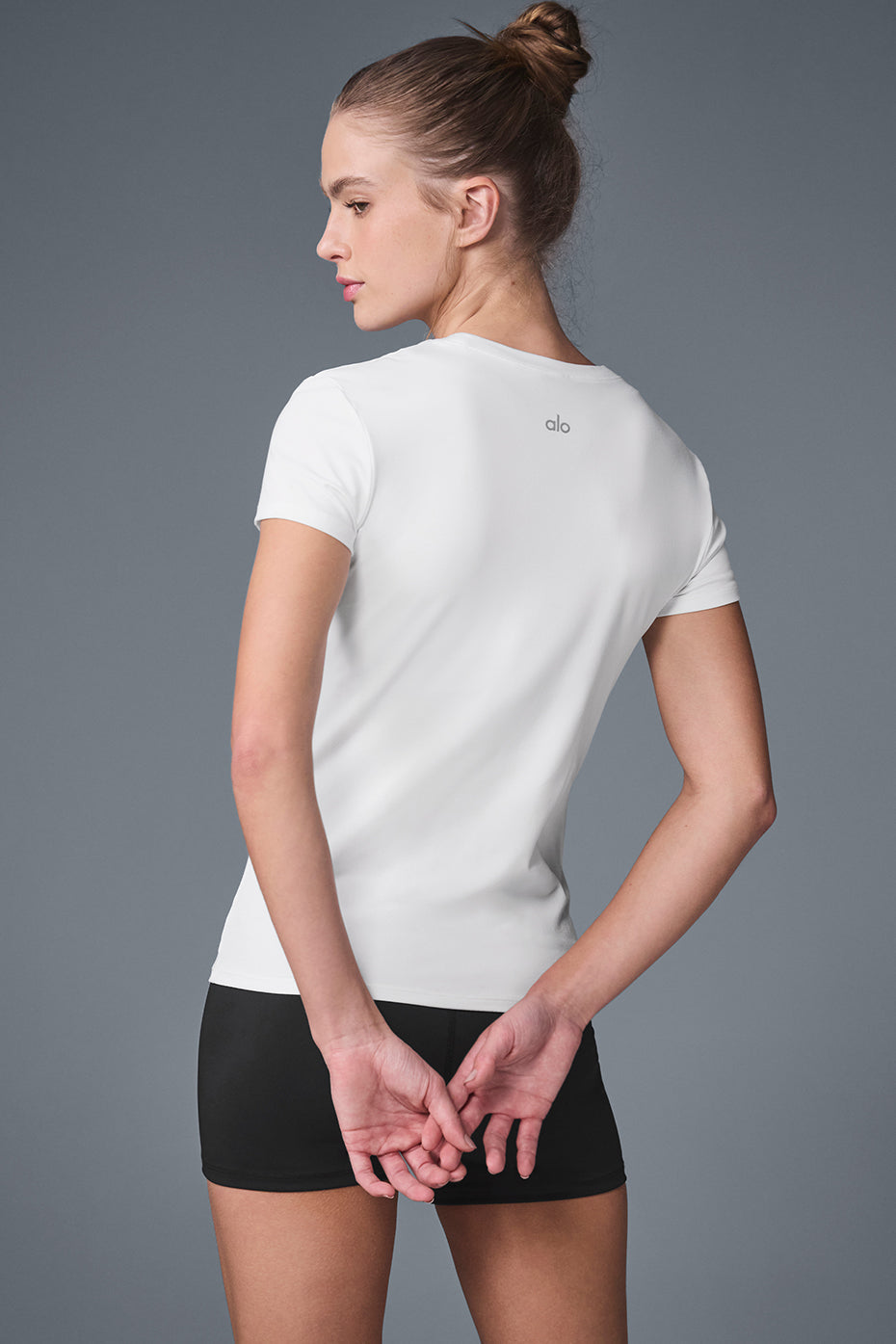 Alosoft Finesse Tee - White — photo 2