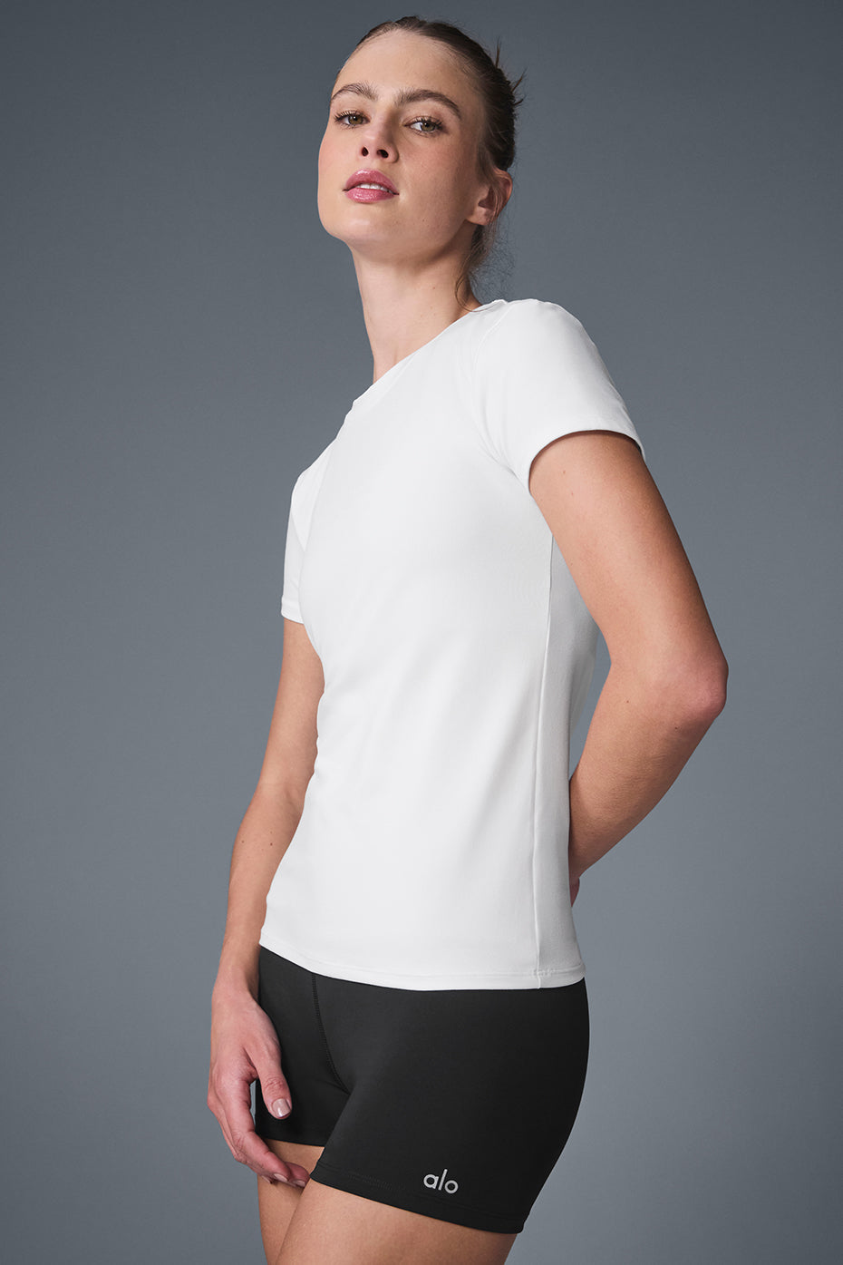 Alosoft Finesse Tee - White — photo 4