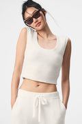 Snuggle Up Sweater Short Sleeve - Ivory — photo 1