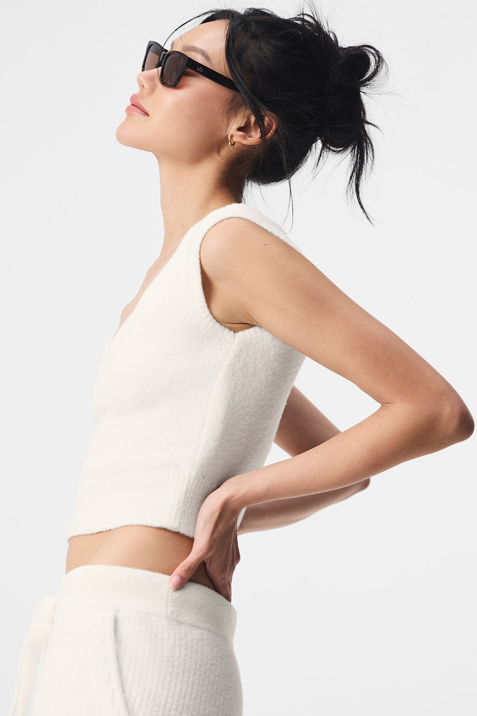 Snuggle Up Sweater Short Sleeve - Ivory — photo 2