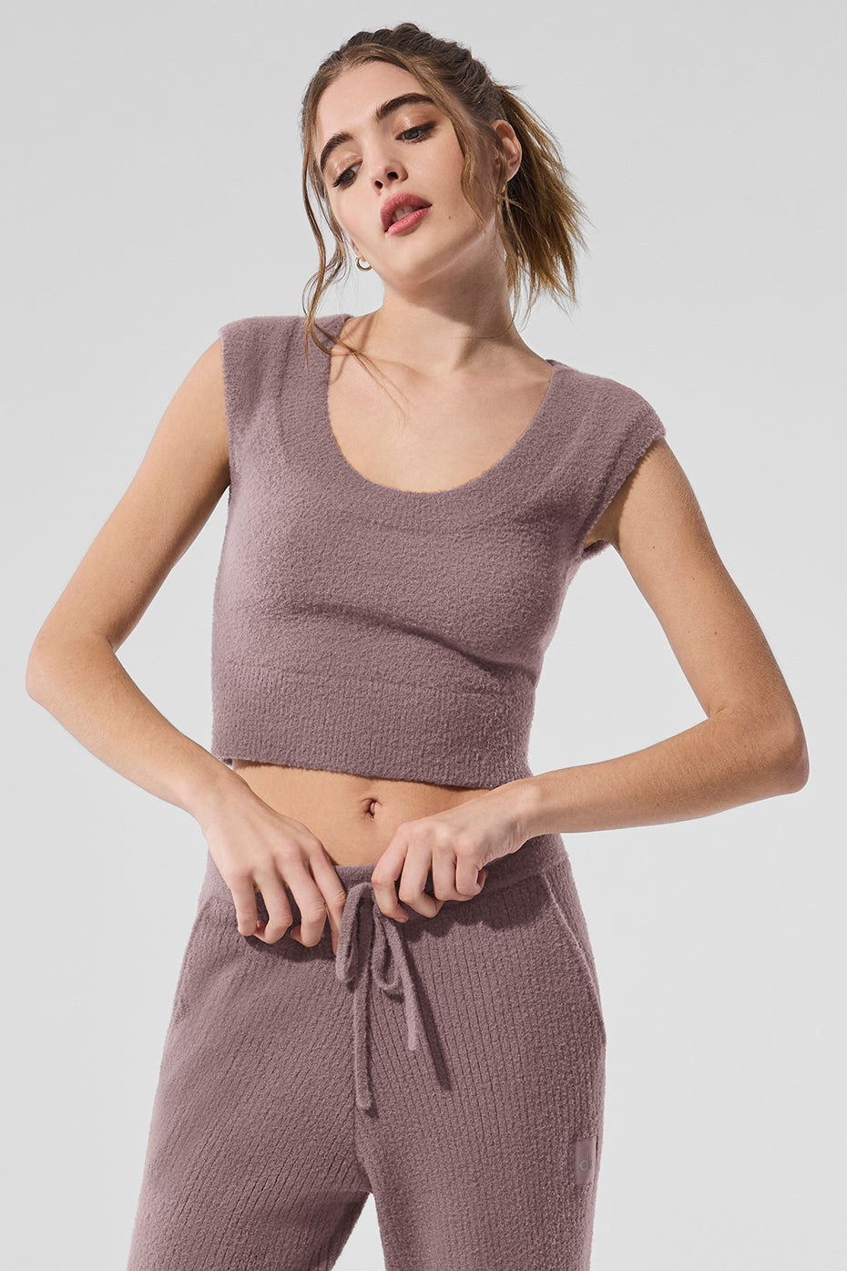Snuggle Up Sweater Short Sleeve - Mushroom — photo 1