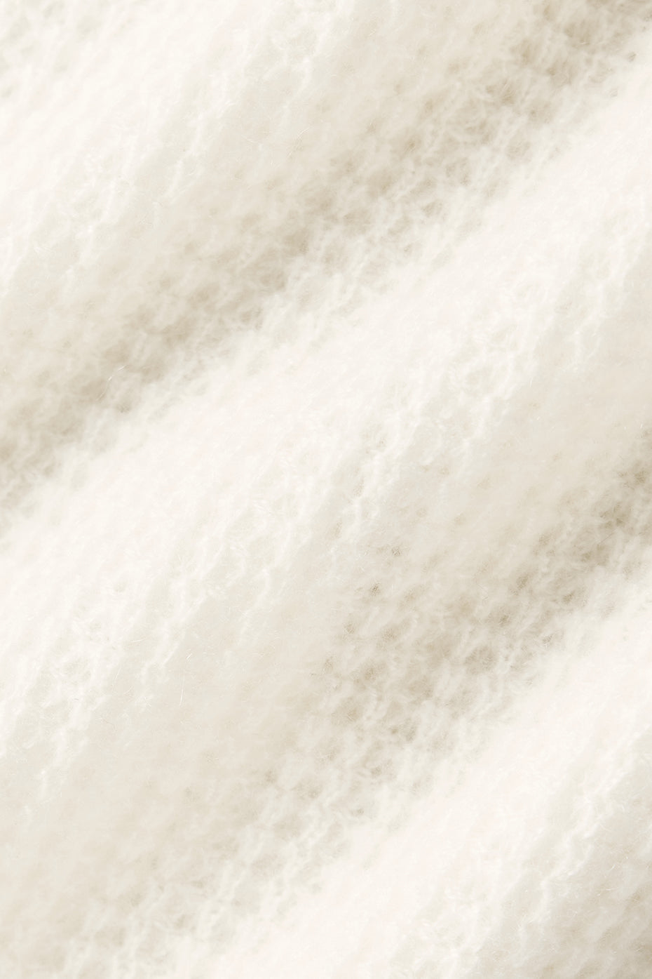 Cashmere Plush Waffle Polo Tee - Ivory — photo 5