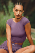 Alosoft Back For More Tee - Plum Kiss — photo 1