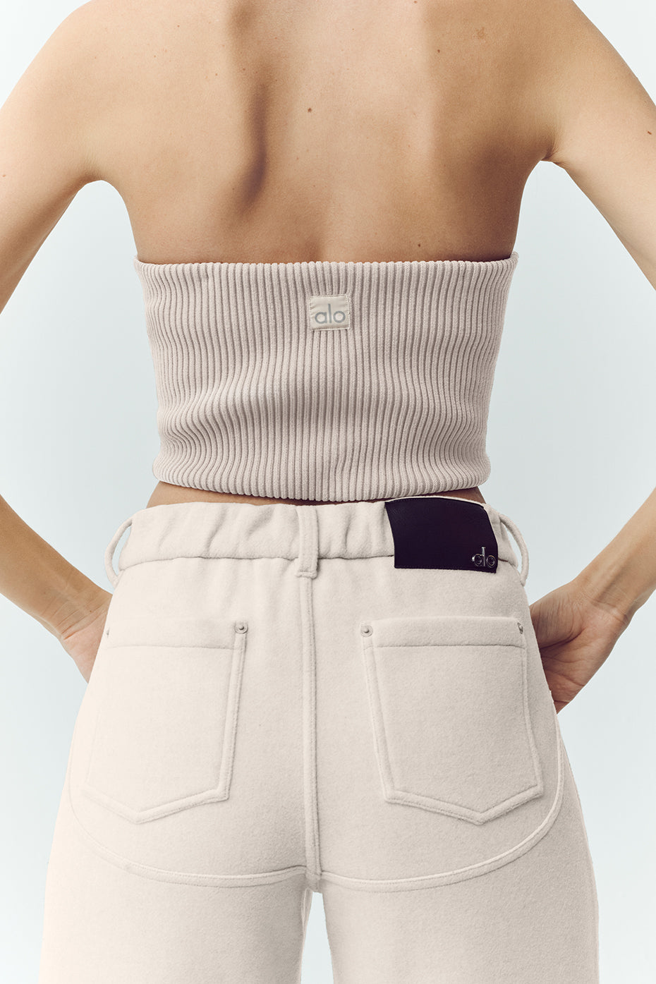 Wool Blend Nightcap Corset Top - Cafe Au Lait — photo 2