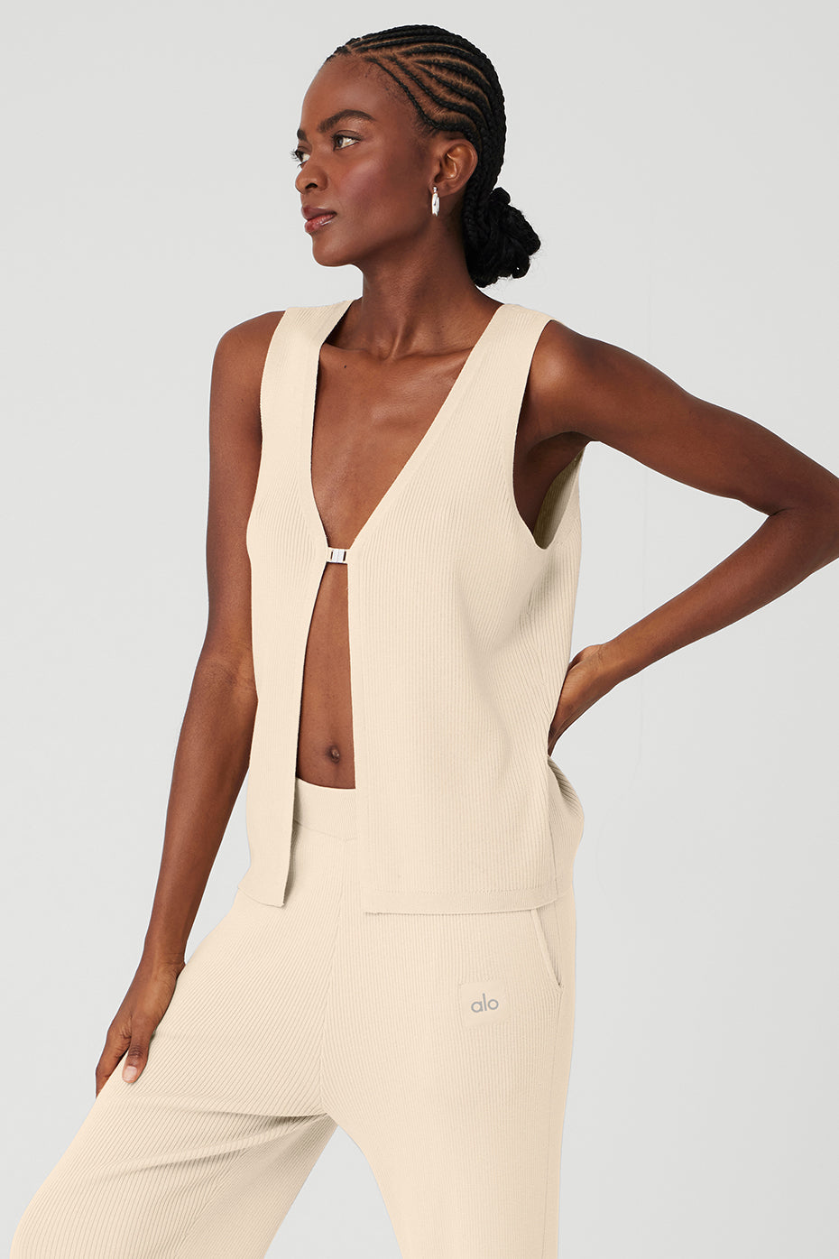 Knit Salana Tank - Macadamia — photo 3