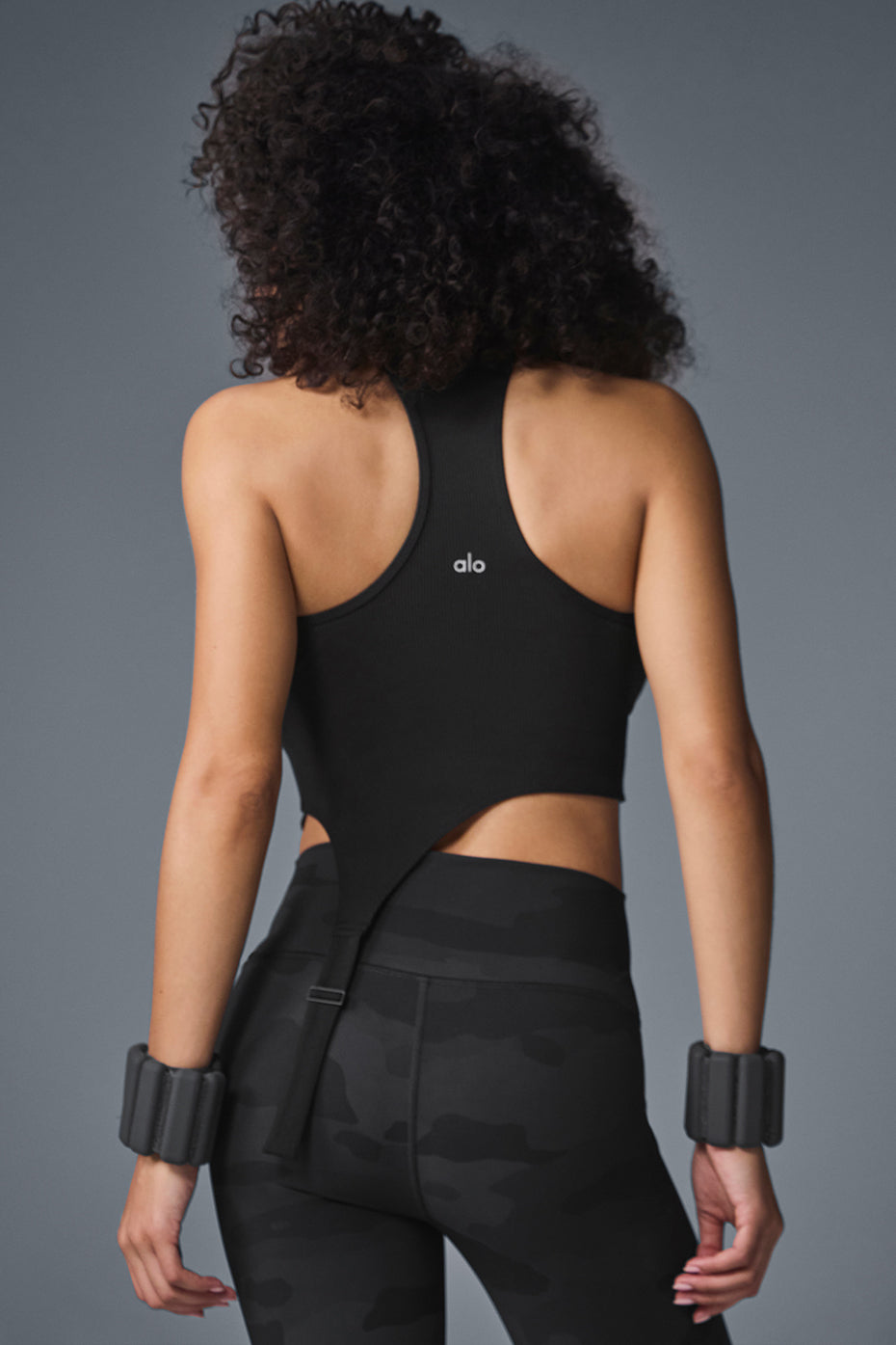 Alosoft Ribbed Revelation Tank - Black — photo 2