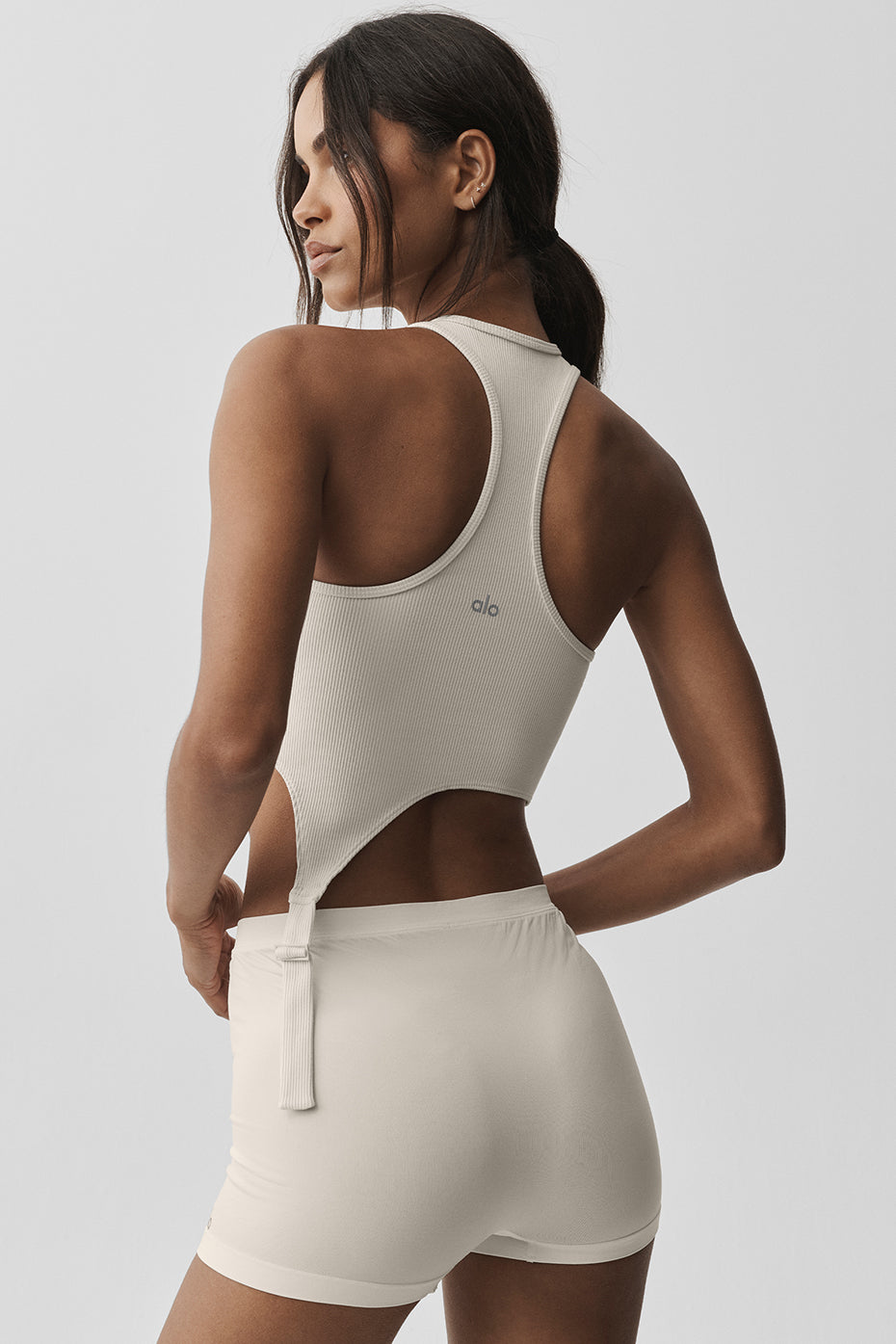 Alosoft Ribbed Revelation Tank - Oat Milk — photo 2