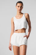 Cropped Sport Star Tank - White — photo 4