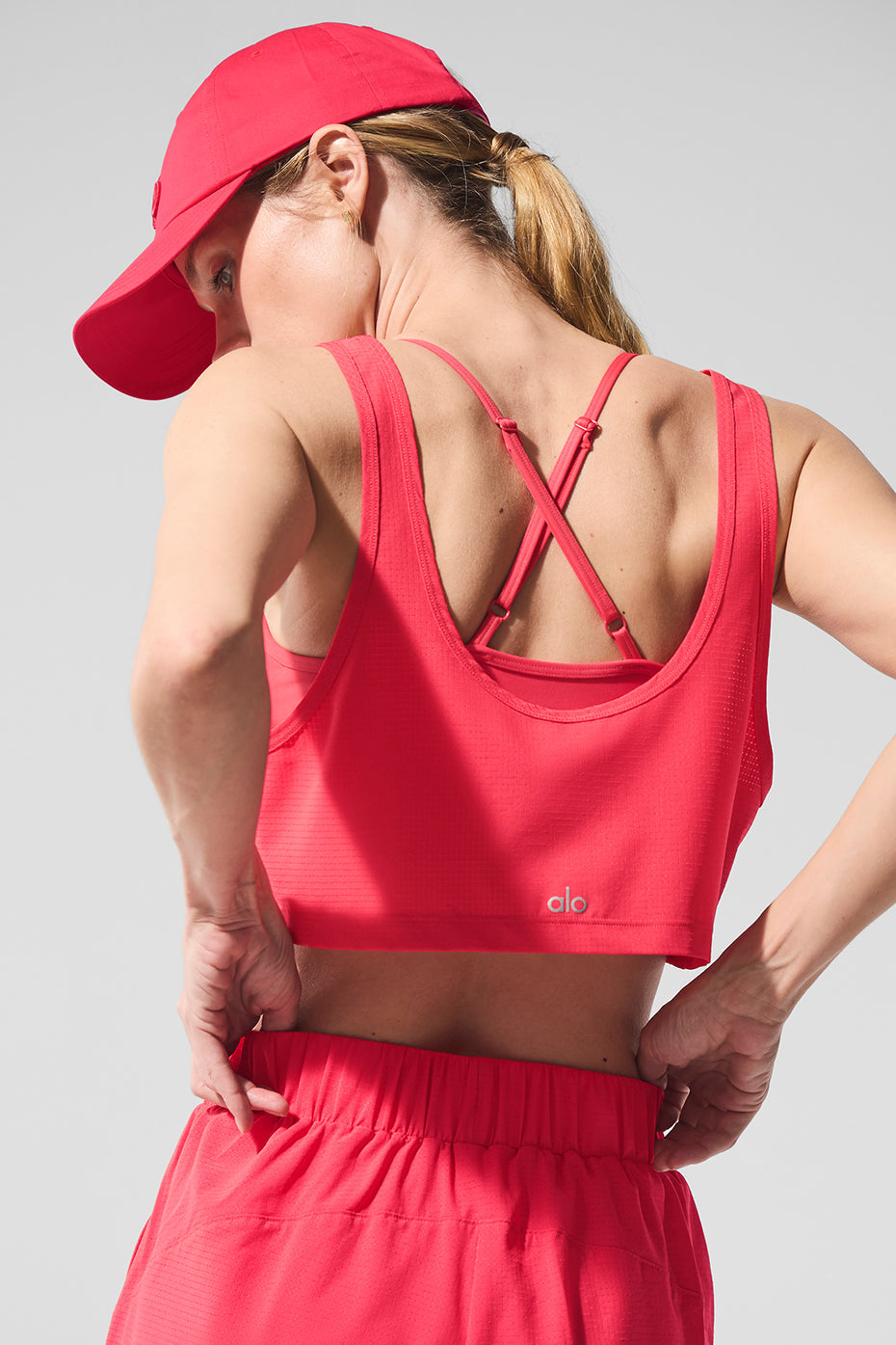 Cropped Sport Star Tank - Candy Red — photo 5