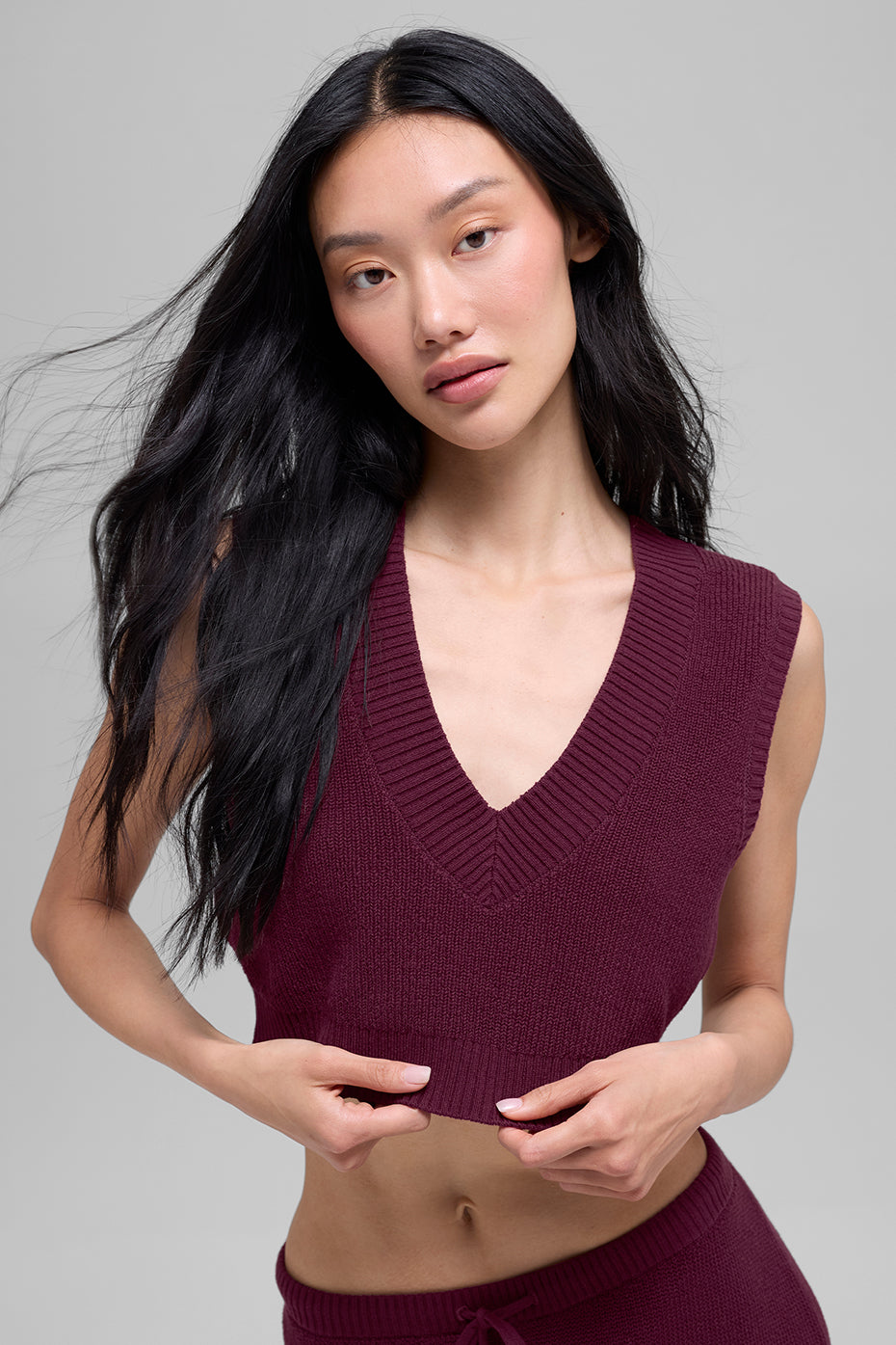 Supernatural Sweater Tank - Burgundy — photo 3