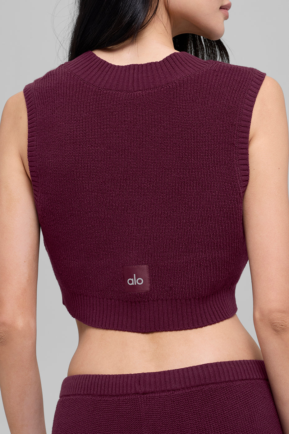 Supernatural Sweater Tank - Burgundy — photo 2