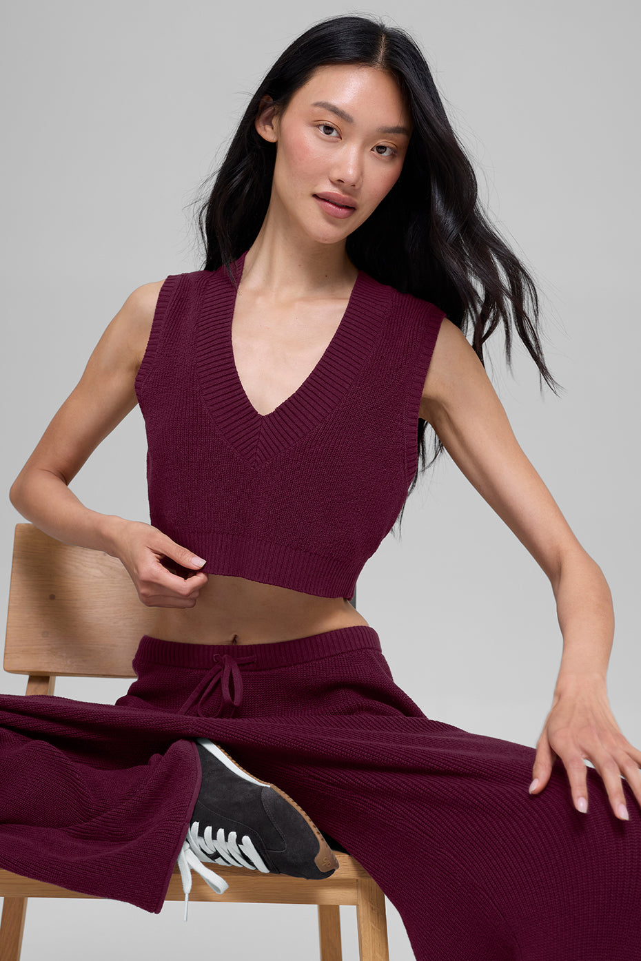 Supernatural Sweater Tank - Burgundy — photo 4