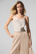 Sheer Cashmere Tank - Ivory — photo 1