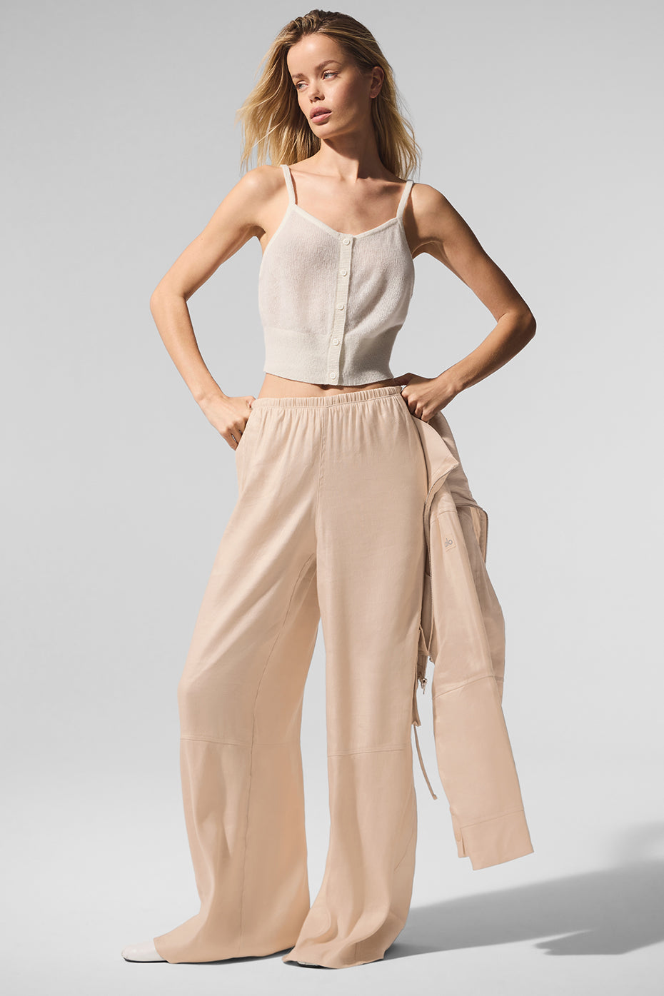 Sheer Cashmere Tank - Ivory — photo 5