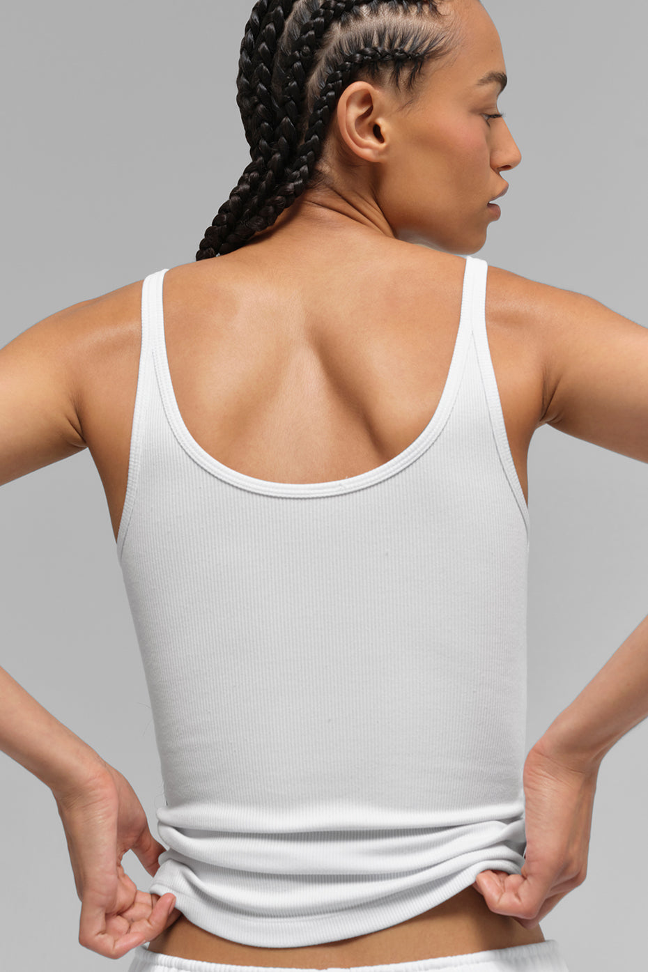 Ribbed Prosper Tank - White — photo 2