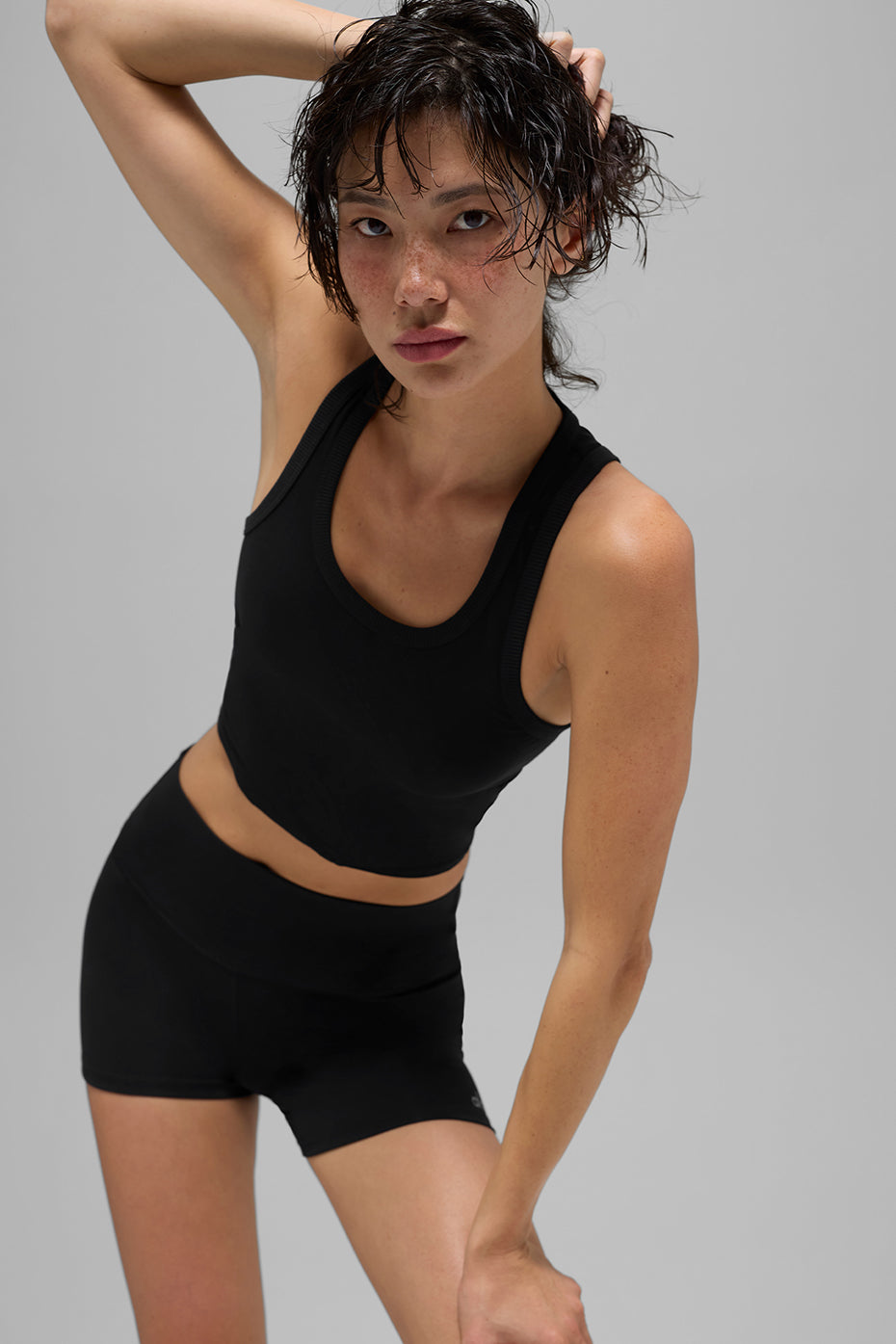 Mesh Front Runner Tank - Black — photo 1