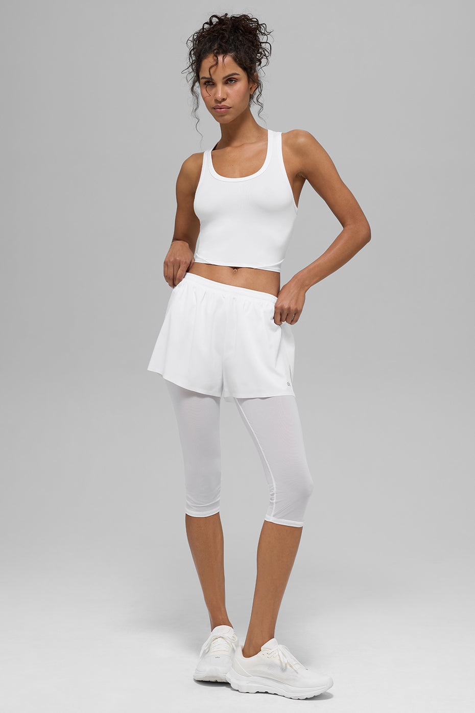 Mesh Front Runner Tank - White — photo 3