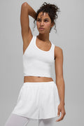 Mesh Front Runner Tank - White — photo 1