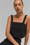 Cropped Dreamscape Tank - Black — photo 3