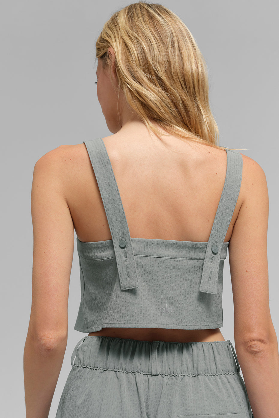 Cropped Dreamscape Tank - Lunar Grey — photo 2