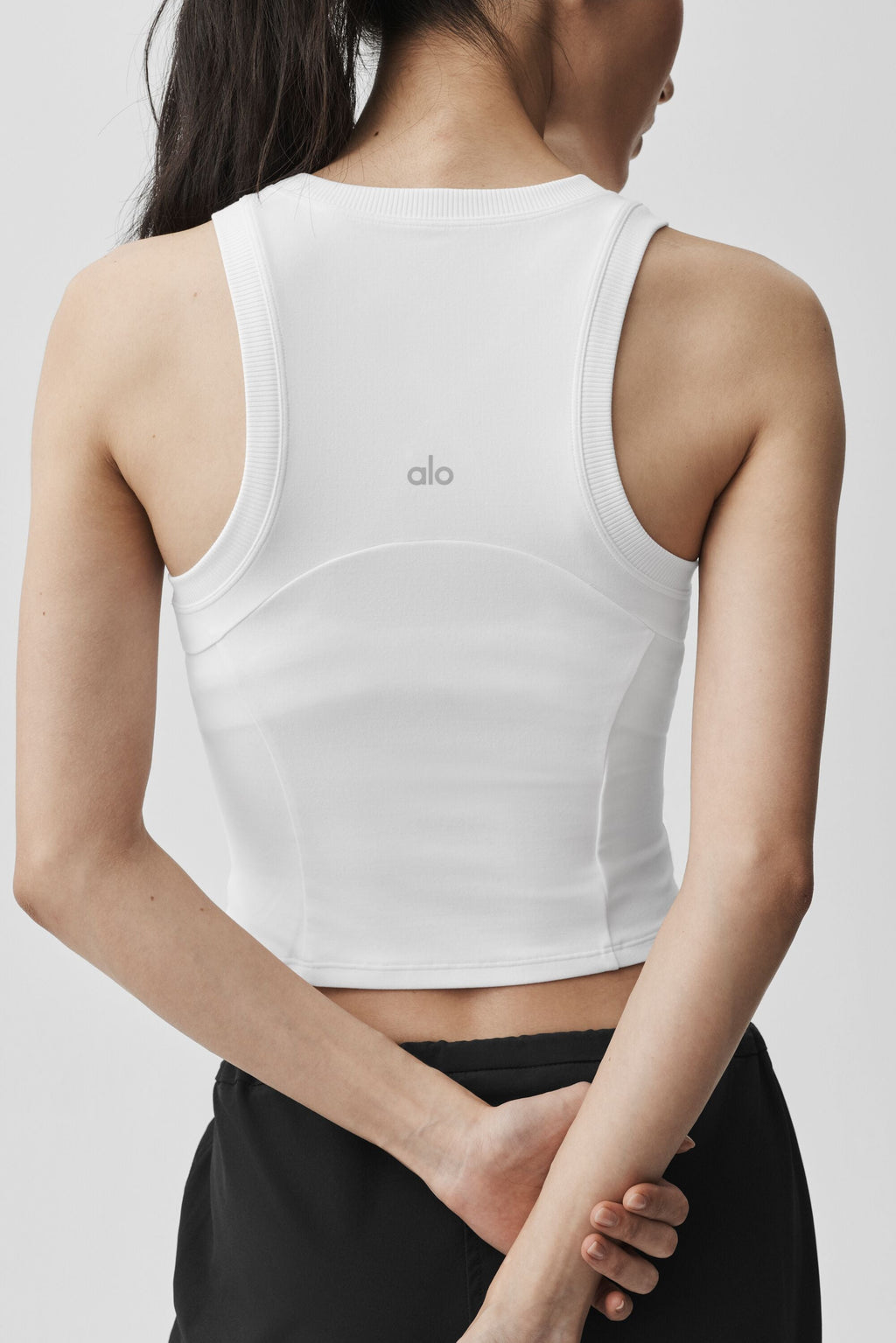 Alosoft Level Up Full Zip Tank - White — photo 4