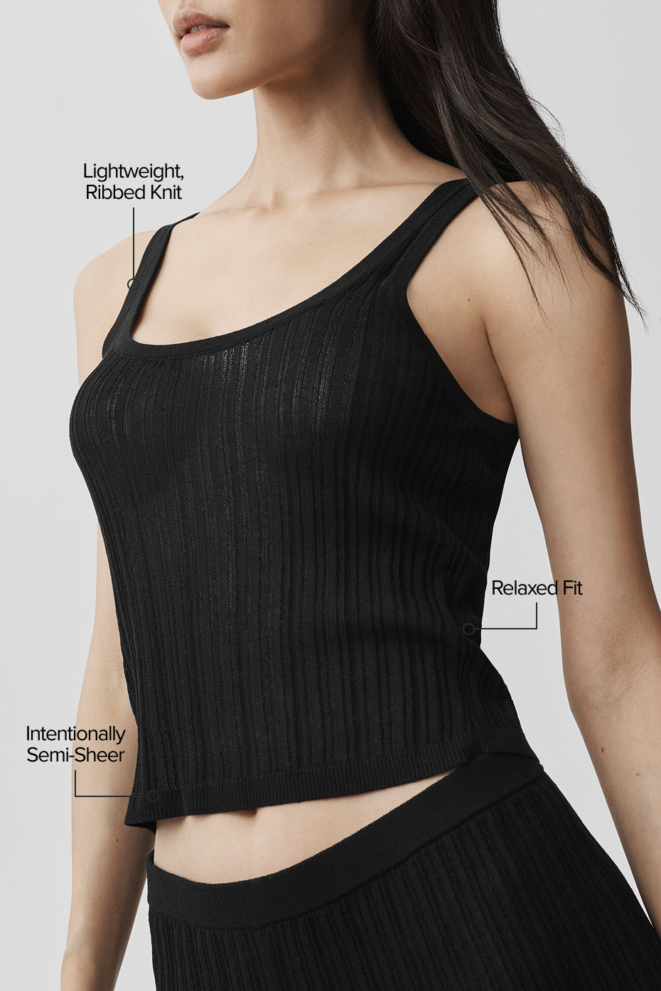 Sweater Sunlit Tank - Black — photo 2