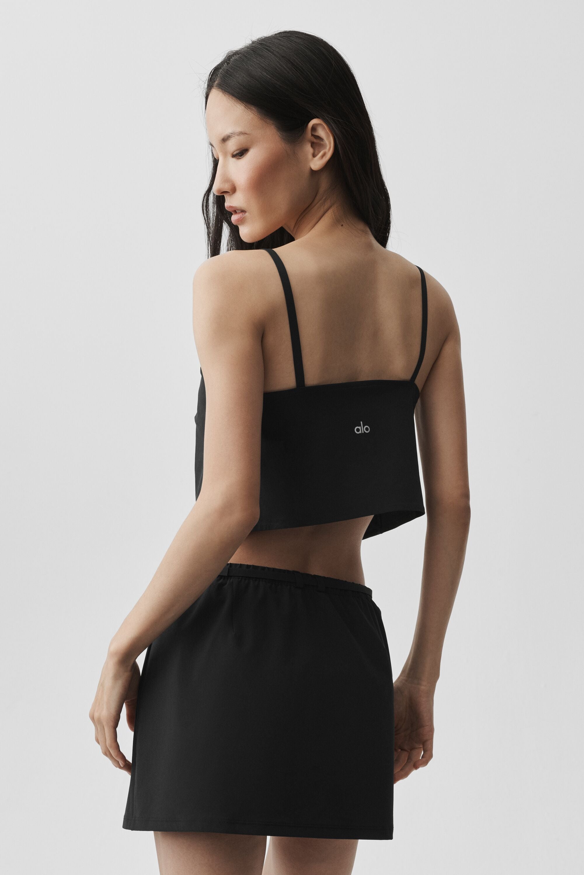 Cropped Connection Tank - Black — photo 4