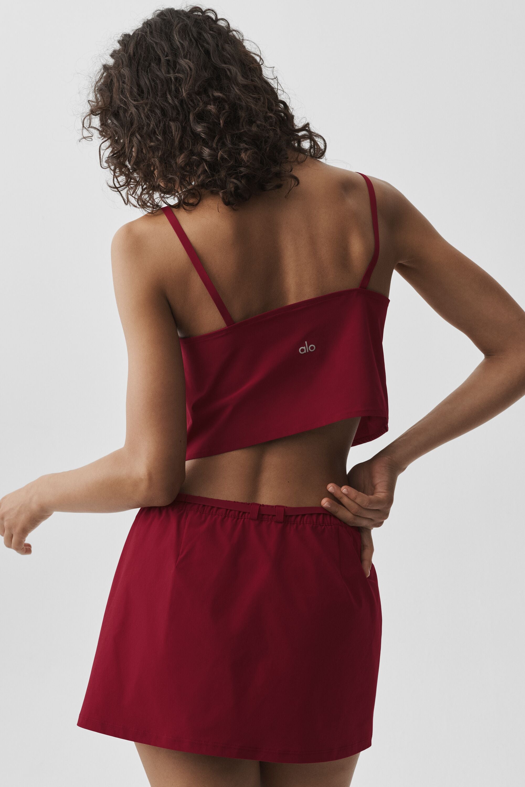 Cropped Connection Tank - Summer Romance Red — photo 2