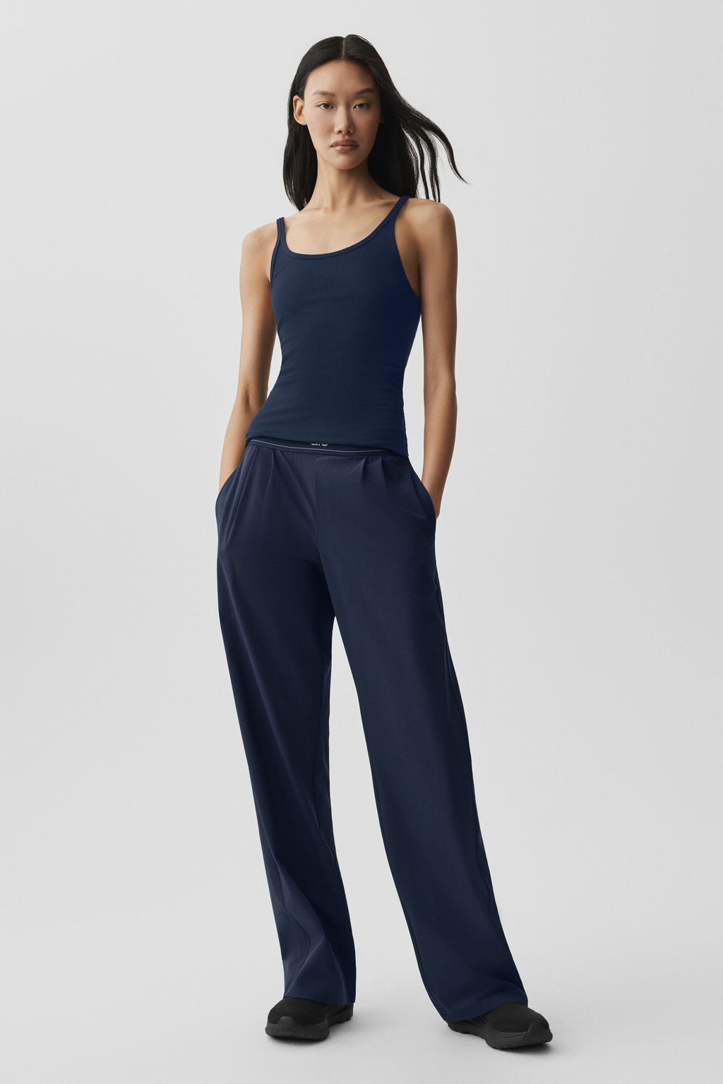 Ribbed Adore Tank - Navy — photo 4