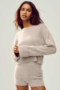 Cashmere Embrace Pullover - Oat Heather — photo 1