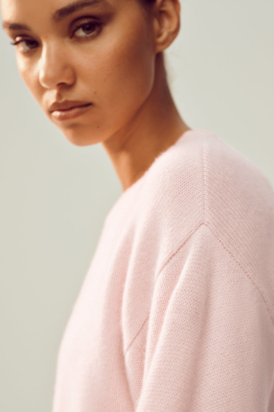 Cashmere Embrace Pullover - Frosted Pink — photo 4